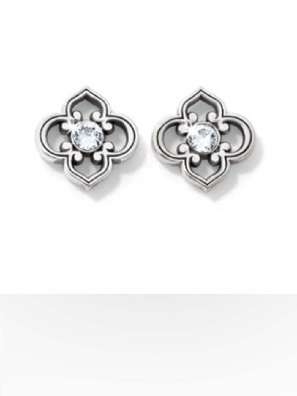 Brighton Toledo post Earrings with Clear Crystal